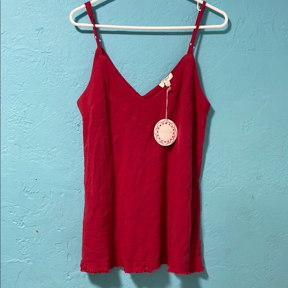 Umgee jester red tank top size M - Picture 1 of 5
